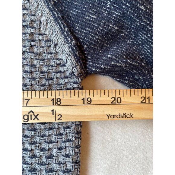 J. Hall M Cotton Waffle Knit Half-Zip Grampacore Sweater Y2K Medium - Picture 7 of 10